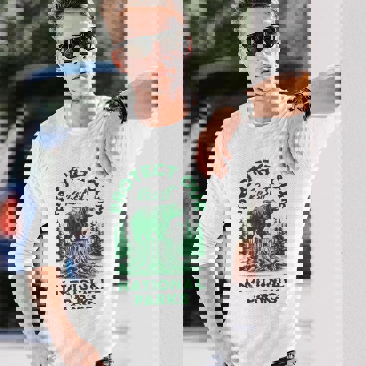 米国国立公園レジストサービス 長袖Tシャツ 彼への贈り物