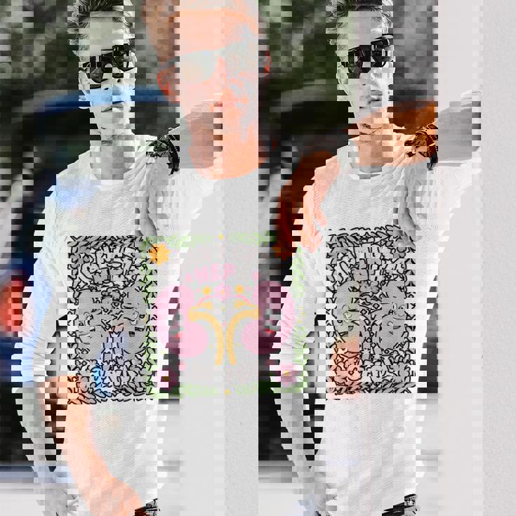 腎臓 看護師 医学 腎臓 看護 登録看護師 長袖Tシャツ 彼への贈り物