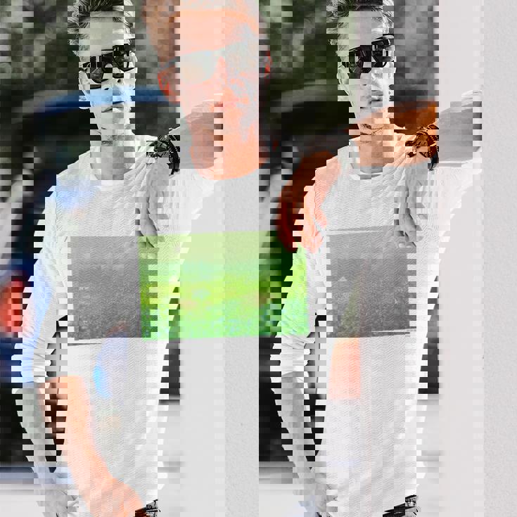 詩とメルヘン 葉祥明 妖精の棲む森 長袖Tシャツ 彼への贈り物