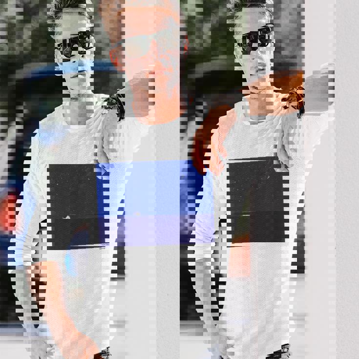 詩とメルヘン 葉祥明 真夜中 長袖Tシャツ 彼への贈り物