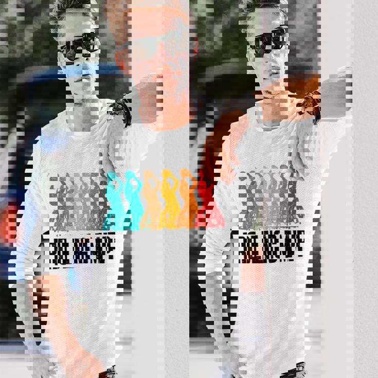 障害者 障害者 車椅子バスケットボール選手 長袖Tシャツ 彼への贈り物