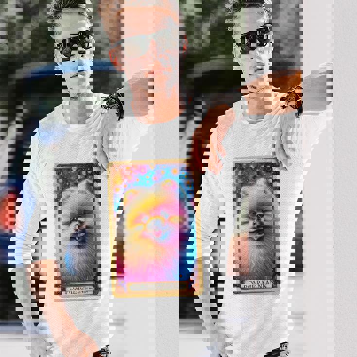 面白いtシャツ ポメラニアン イヌ わんこ メンズ 犬好き グッズ かわいい おもしろ 面白い 服 ネタ 犬 長袖tシャツ 長袖Tシャツ 彼への贈り物