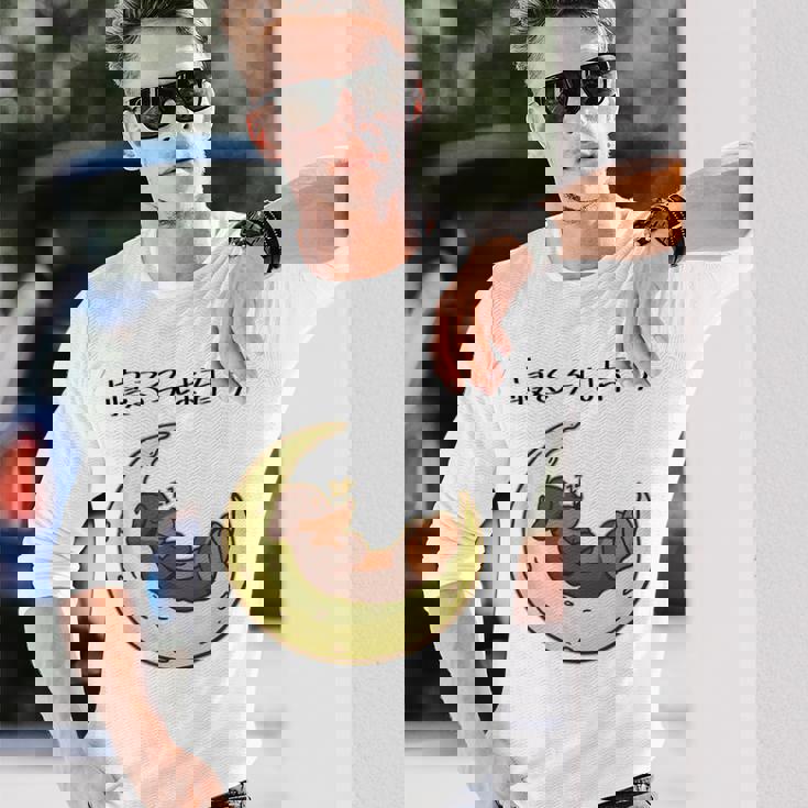 面白いtシャツ 犬 ダックスフンド イヌ メンズ 犬好き グッズ かわいい おもしろ 面白い 服 ネタ 長袖Tシャツ 彼への贈り物