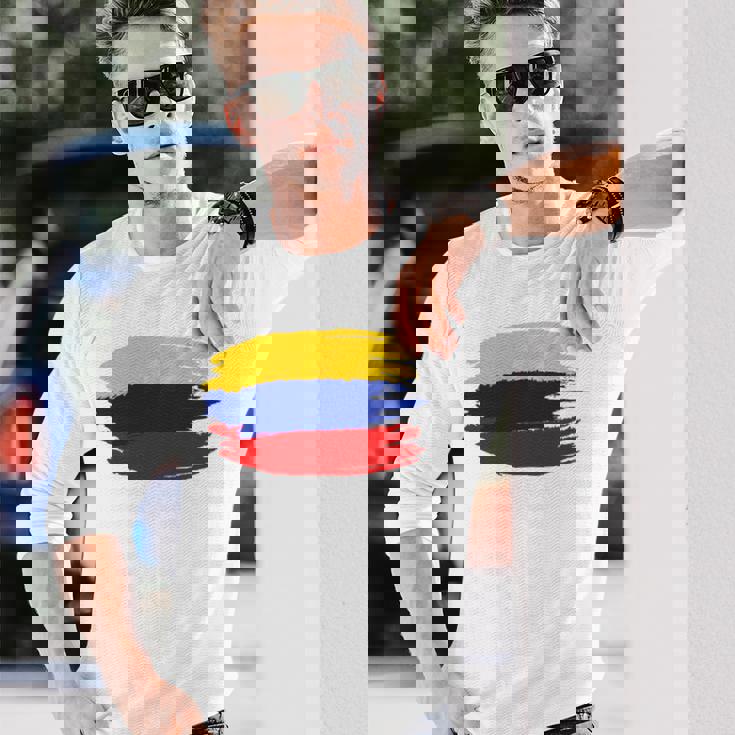 面白いコロンビアのスラングjerga Colombiana Chimba 長袖tシャツ 長袖Tシャツ 彼への贈り物