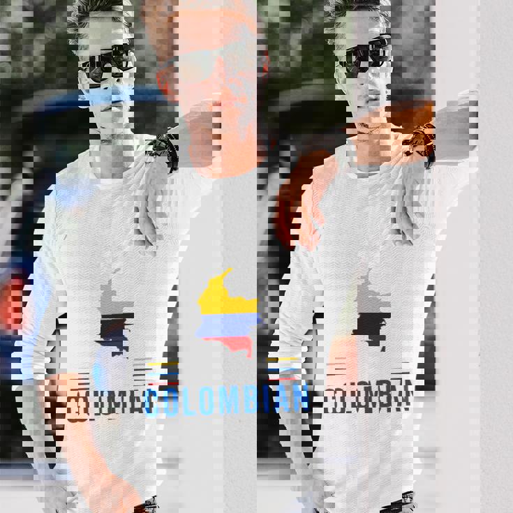 面白いコロンビアスラングjerga Colombiana メンズ レディース 長袖tシャツ 長袖Tシャツ 彼への贈り物