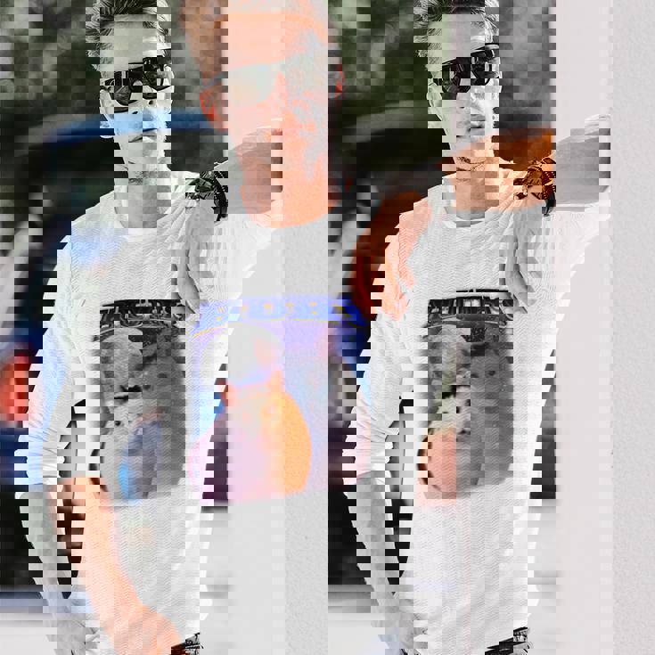 面白いミームハァキャット 長袖tシャツ 長袖Tシャツ 彼への贈り物