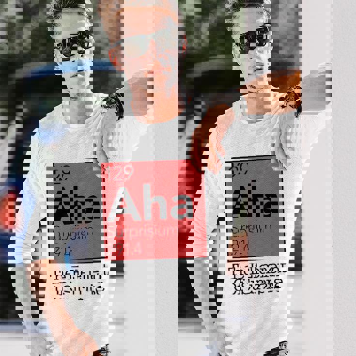 驚きの元素 周期表 129 アハ サプライズ 長袖Tシャツ 彼への贈り物