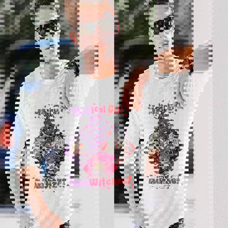 魔法少女ホロウィッチ！ 紫咲シオン・宝鐘マリン・沙花叉クロヱ 長袖Tシャツ 彼への贈り物