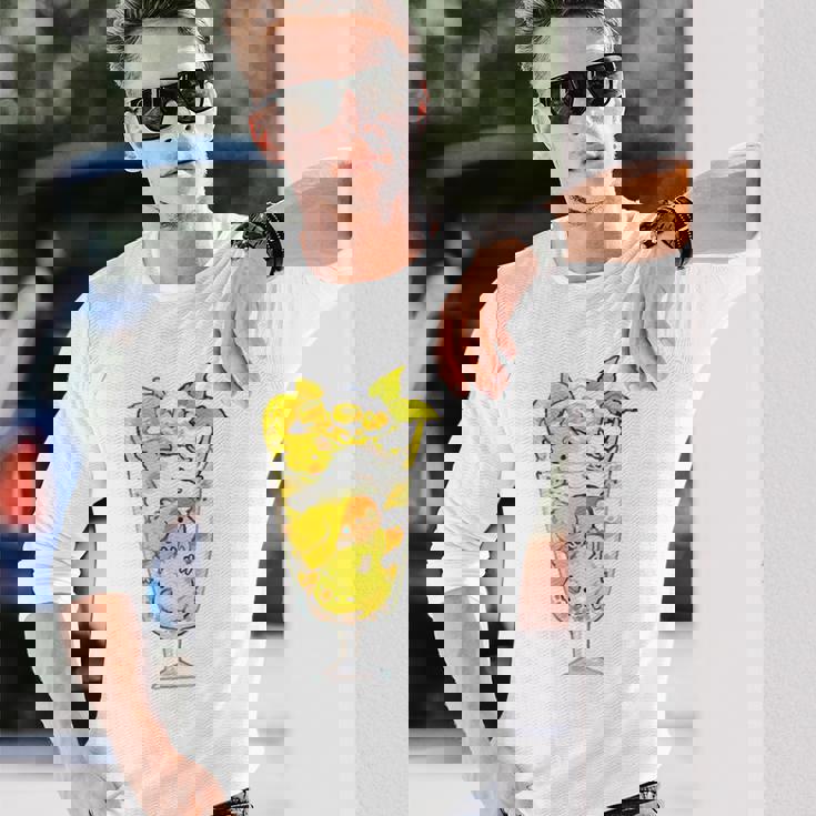 鳥パフェイエロー オカメインコ ラブバード バギー 長袖Tシャツ 彼への贈り物