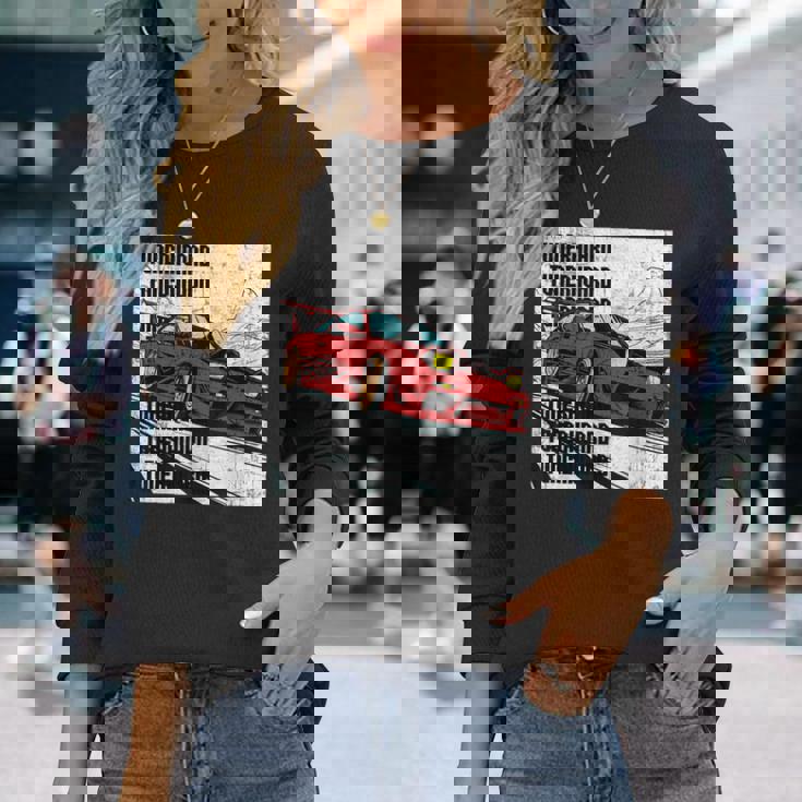 180Sx ドリフト アニマルスタイル クール アニメ イニシャル D レースカー13 長袖Tシャツ 彼女への贈り物