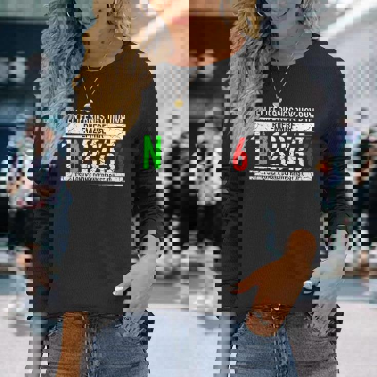 1N23456モーターサイクルギアシフトモーターサイクリスト 長袖Tシャツ 彼女への贈り物