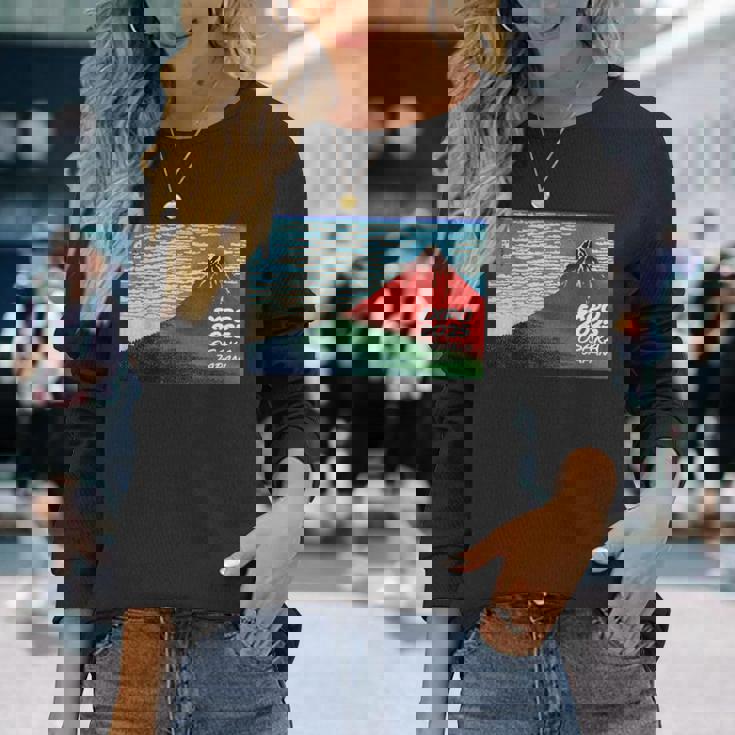 2025年大阪万博 日本は大胆なビジョンを驚かせます 長袖Tシャツ 彼女への贈り物