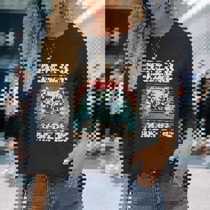 30歳の誕生日 ゲーマー 30歳 30歳 誕生日 30歳 男性 長袖Tシャツ 彼女への贈り物