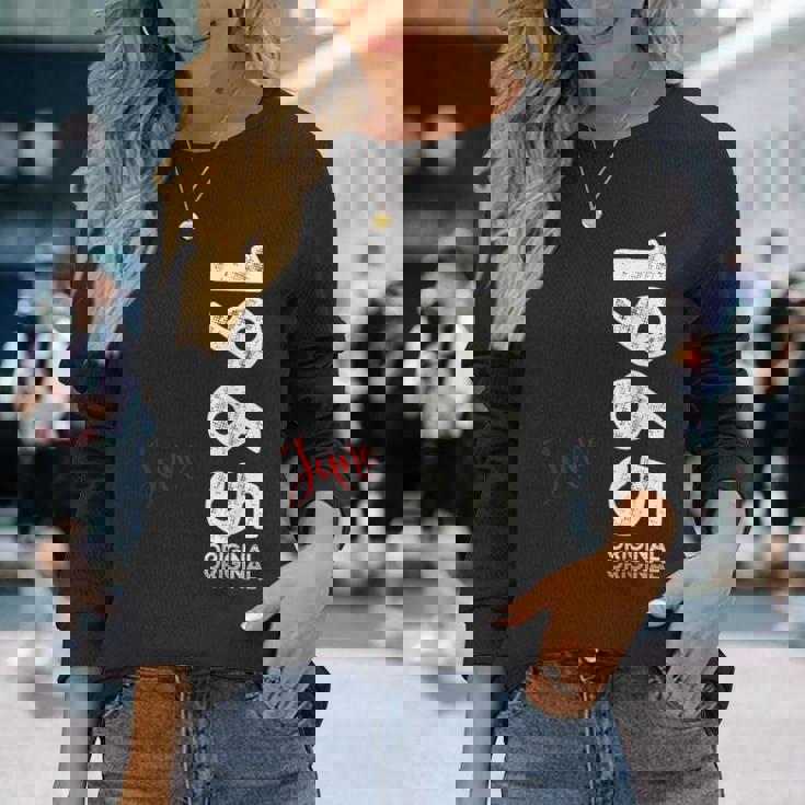 60 歳の誕生日 男性 オリジナル 6月 ヴィンテージ 1965 年 ギフト 長袖Tシャツ 彼女への贈り物