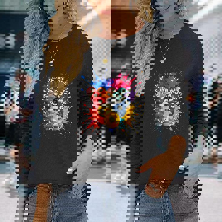 8-Ball Pool Team クールなグラフィックデザインリーグとトーナメント 長袖Tシャツ 彼女への贈り物