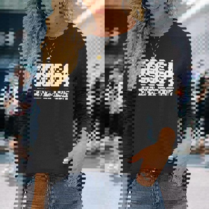 ホワイト 8964 Never Forgetelf-Defense 長袖Tシャツ 彼女への贈り物