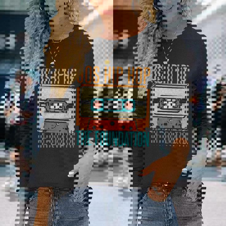 90S ヒップホップ The Foundation 90S ヒップホップ 長袖Tシャツ 彼女への贈り物