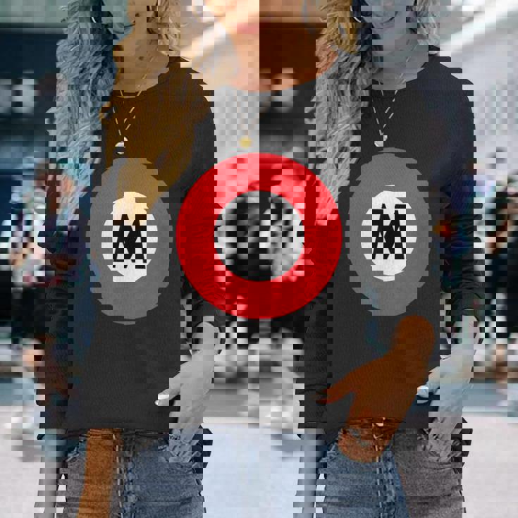 A Tokyo Metro Marunochi Line 東京メトロ丸ノ内線 長袖Tシャツ 彼女への贈り物