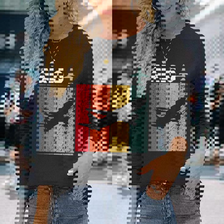 Alo ウォータールー空港 長袖Tシャツ 彼女への贈り物