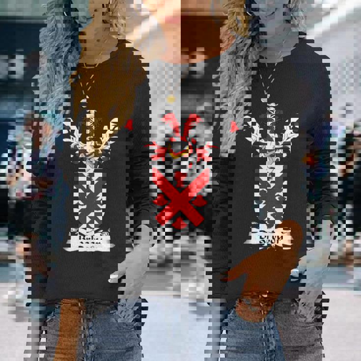 Barbour 紋章-家紋 長袖tシャツ 長袖Tシャツ 彼女への贈り物