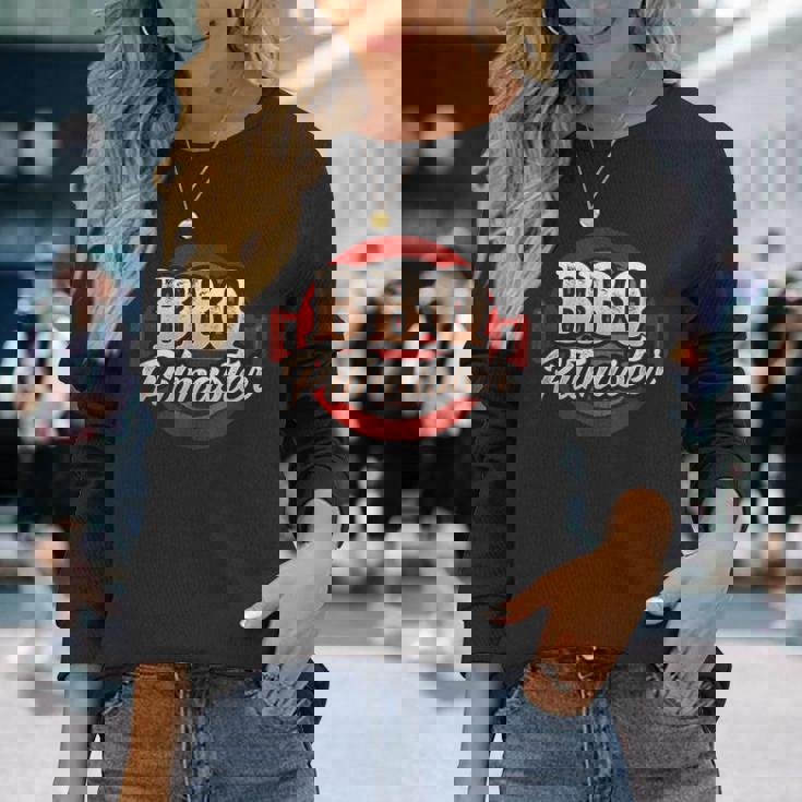 Bbq ピットマスター Bbqパーティーギフト ピットマスター 長袖Tシャツ 彼女への贈り物