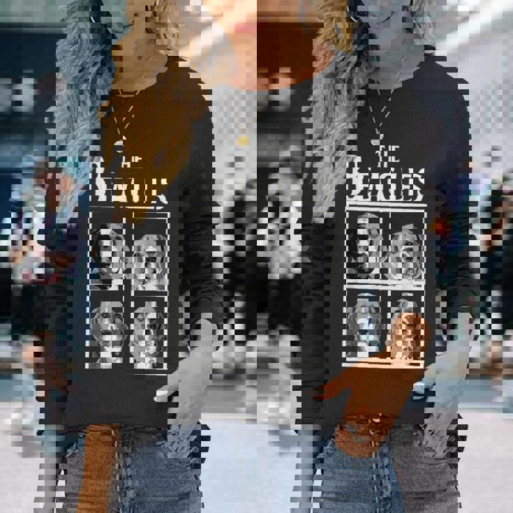 The Beagles Dog 面白いビーグル犬のオーナーギフト 長袖Tシャツ 彼女への贈り物