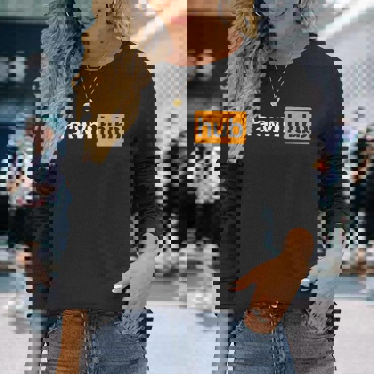 Chess Player ポーンハブ ファニー 長袖Tシャツ 彼女への贈り物