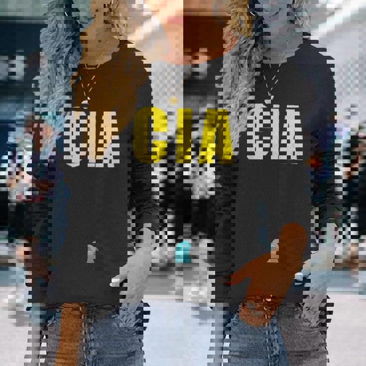 Cia エージェント バードウォッチング コンスピラシー ピジョン スパイ 長袖Tシャツ 彼女への贈り物