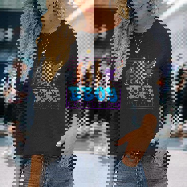 Cool B-Boy ブレイクダンス ヒップホップ ダンサー エボリューション 長袖Tシャツ 彼女への贈り物