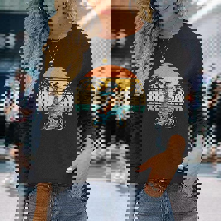 Dax ミニチュア ダックス フンドt 125 Cc バイク ミニ モト スクーター バイク ペット 小型犬 可愛い 長袖Tシャツ 彼女への贈り物