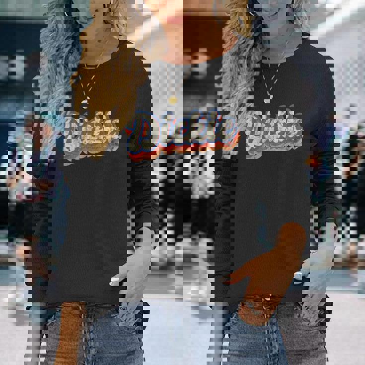 Dickie 名前入りシャツ カスタムレタリング 70年代 長袖Tシャツ 彼女への贈り物