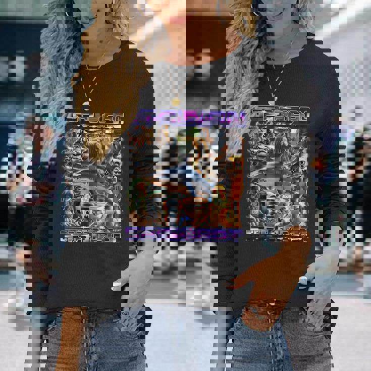 Every Italian Brainrot Meme Italian Brainrotコレクション 長袖Tシャツ 彼女への贈り物