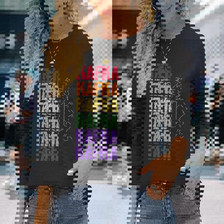 Franz Kafka The Metamorphosis 長袖Tシャツ 彼女への贈り物