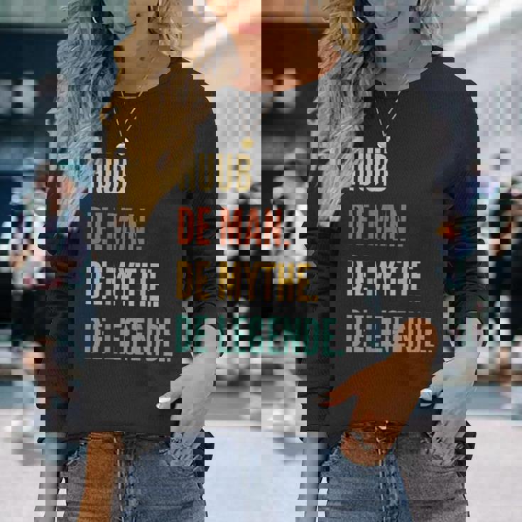 Dutch First Name Huub 長袖Tシャツ 彼女への贈り物