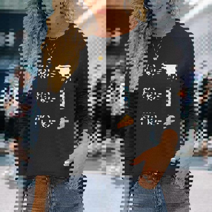 FX F'x F''x 関数 微分 微分積分 微分方程式 導関数 積分法 積分証明 数学好き 長袖Tシャツ 彼女への贈り物