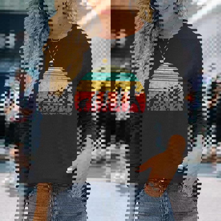 Guitar Retrointage Guitarist Evolution Musician Langarmshirts Geschenke für Sie