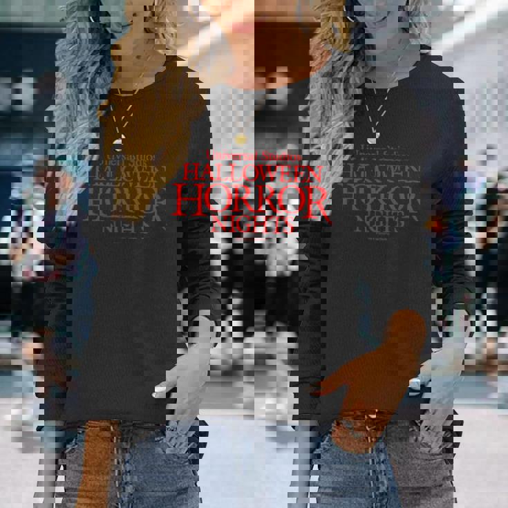 Hhn チャッキー ユニバーサル モンスター フロント&バック 長袖Tシャツ 彼女への贈り物