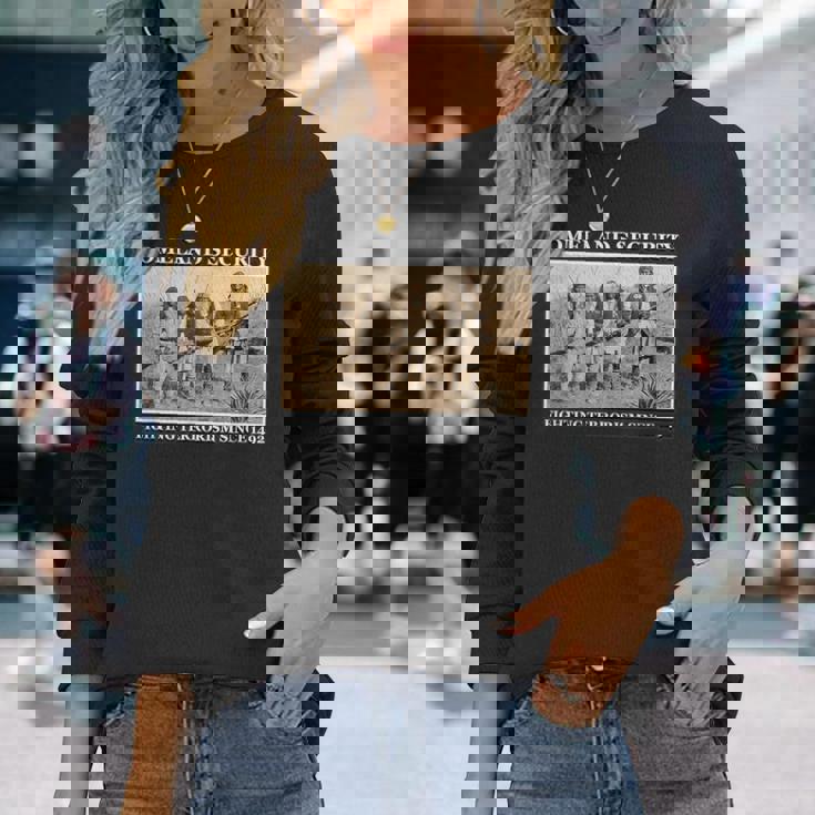 Homelandecurity Fighting Terrorismince 1492 長袖Tシャツ 彼女への贈り物