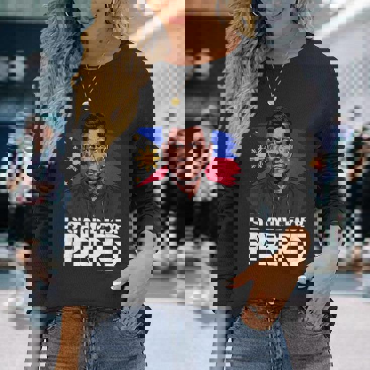 Itand For Prrd Digong Duterte フィリピン フリー Du30 長袖Tシャツ 彼女への贈り物