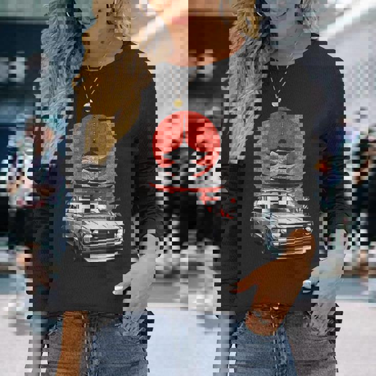 Jdm スカイライン C10 カーチューニングジャパン 神宮ドリフ 長袖Tシャツ 彼女への贈り物