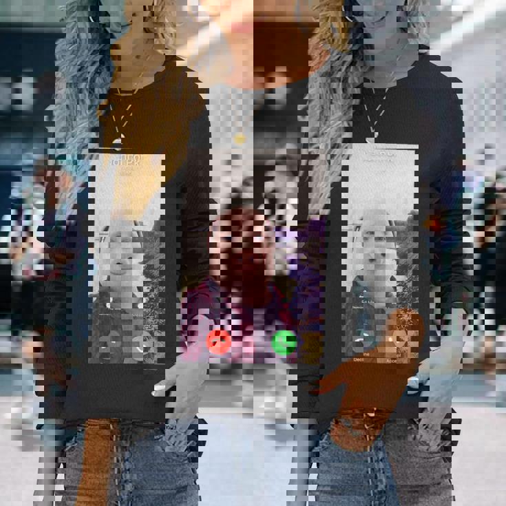 John Pork Is Calling 長袖Tシャツ 彼女への贈り物