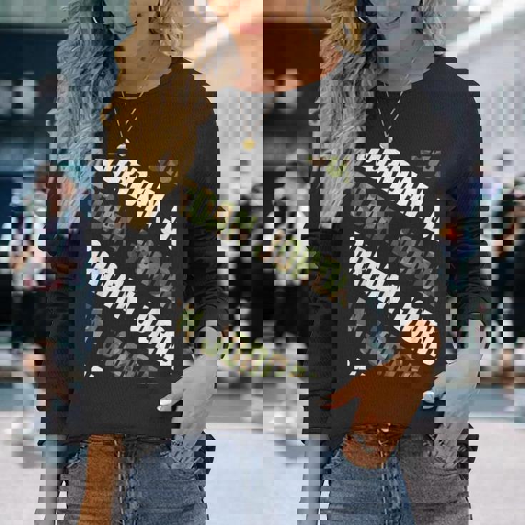 Jordanカモ柄グリーンカモフラージュ 長袖Tシャツ 彼女への贈り物