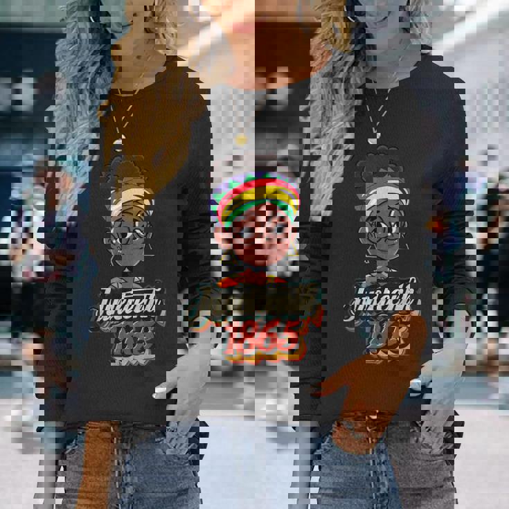 Junenth 1865 長袖Tシャツ 彼女への贈り物