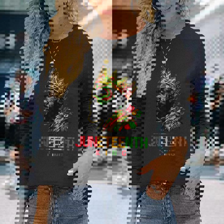 Junenth King Junenth シャツ メンズ ブラック メンズ 長袖Tシャツ 彼女への贈り物