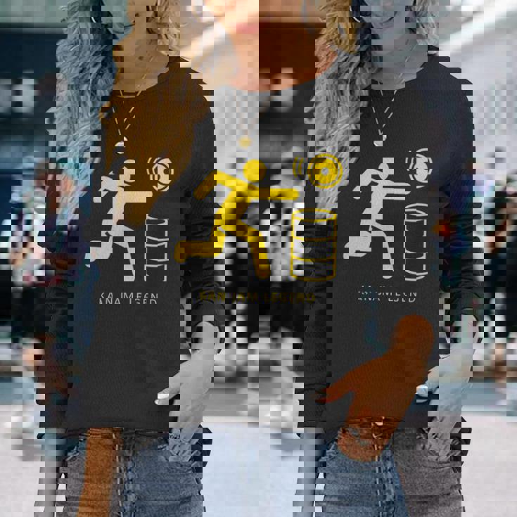 Kan Jam レジェンド ディスクトス アウトドアゲーム 長袖Tシャツ 彼女への贈り物