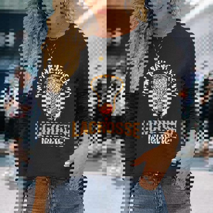 Lax ラクロスママ 長袖Tシャツ 彼女への贈り物