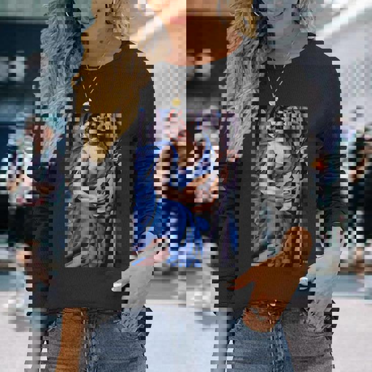 Lempickaによる音楽家の絵画。 長袖Tシャツ 彼女への贈り物