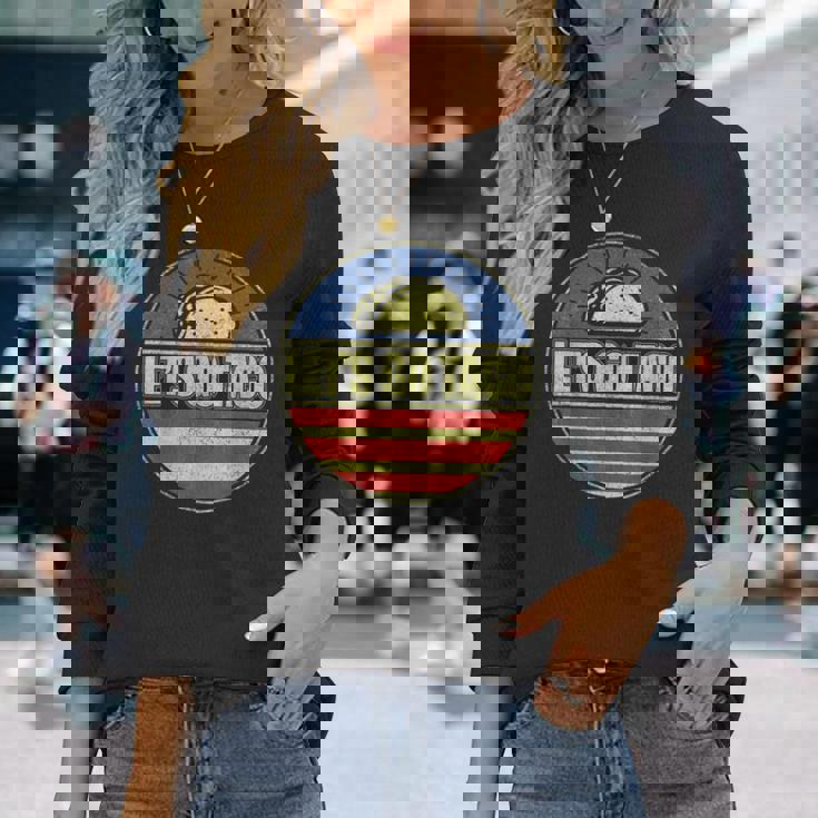 Let's Go Taco Let's Go Taco 長袖Tシャツ 彼女への贈り物