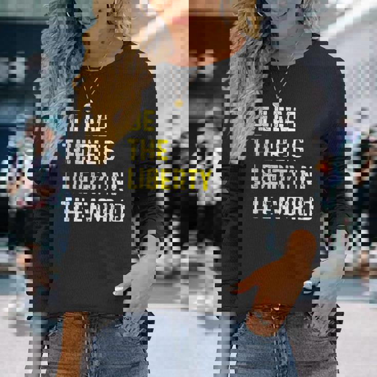 Be The Liberty Libertarian Activist Anarchy Ancap Minarchist 長袖Tシャツ 彼女への贈り物