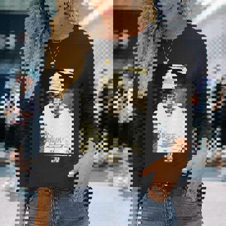 Life Picture Collection _ ジャッキー ロビンソン4 _ 野球 長袖Tシャツ 彼女への贈り物